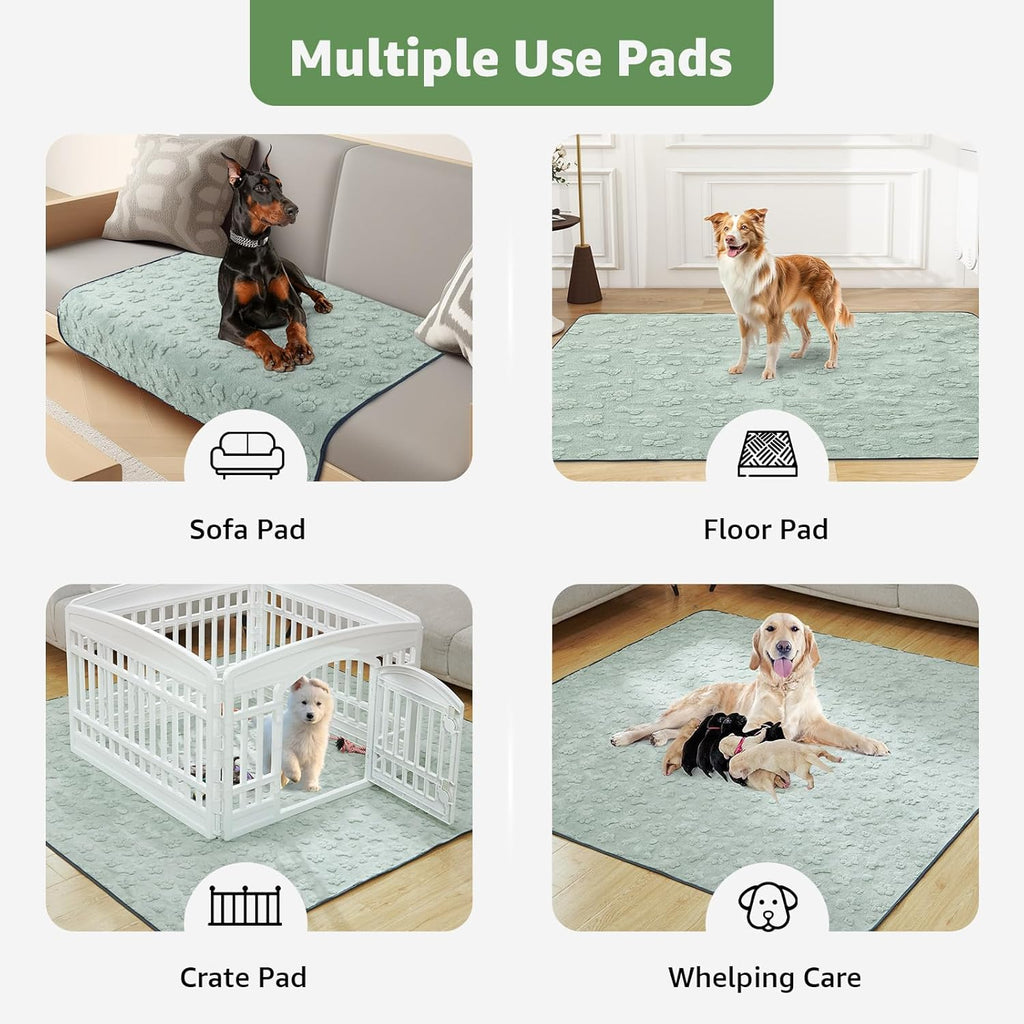 LOOBANI reusable dog pad for whelping, puppy training, and crate protection.