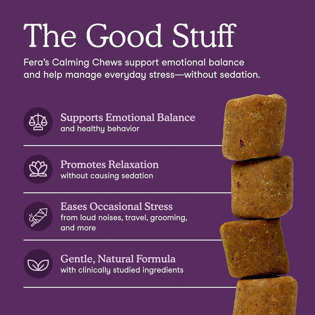 Fera Pets Calming Chews for Dogs with Ashwagandha