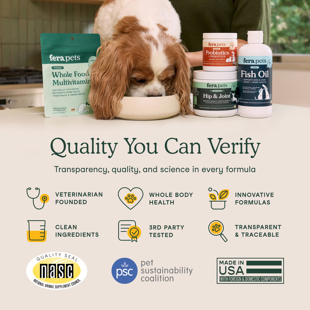 Fera Pets Allergy + Immune Support soft chews for dogs, 90 chews.