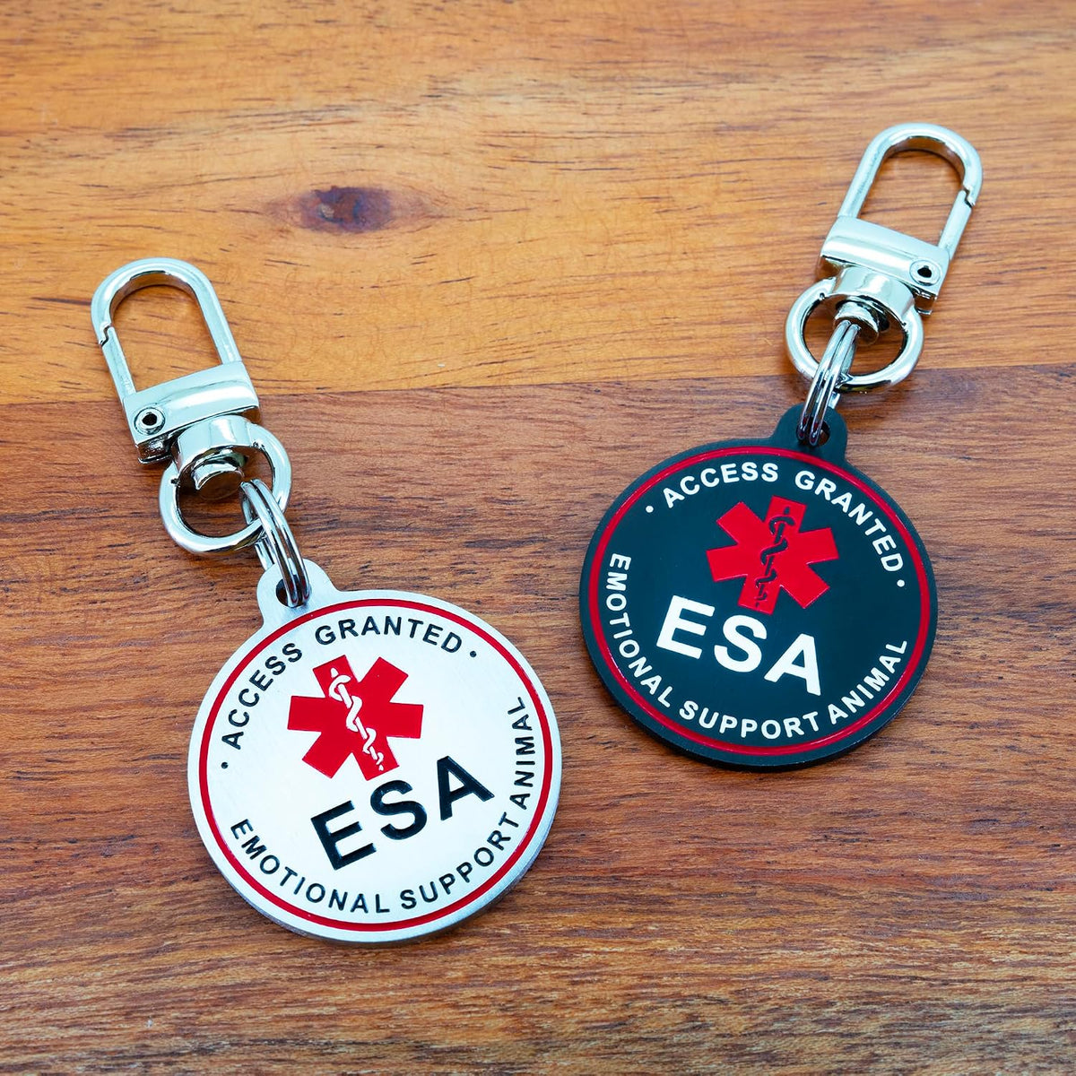 Service dog and emotional support animal ID tags 
