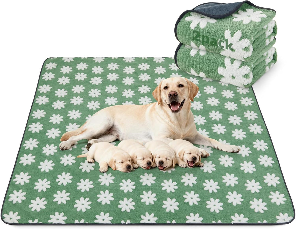 LOOBANI reusable dog pad for whelping, puppy training, and crate protection.
