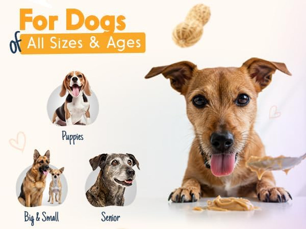 Buddy Budder dog peanut butter treats available in assorted flavors