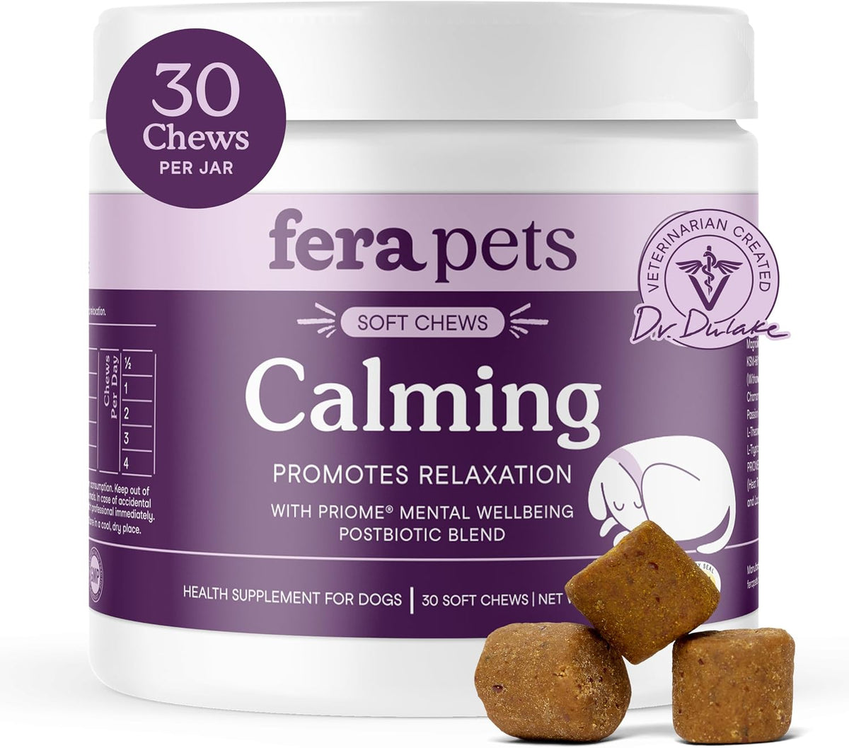 Fera Pets Calming Chews for Dogs with Ashwagandha