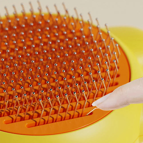 Cat & Dog Grooming Comb — Deshedding & Hair Removal Brush