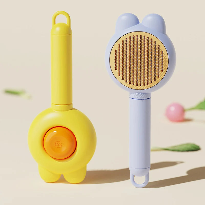 Cat & Dog Grooming Comb — Deshedding & Hair Removal Brush
