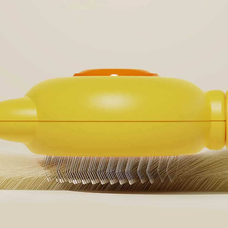 Cat & Dog Grooming Comb — Deshedding & Hair Removal Brush