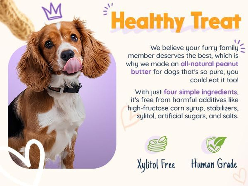 Buddy Budder dog peanut butter treats available in assorted flavors