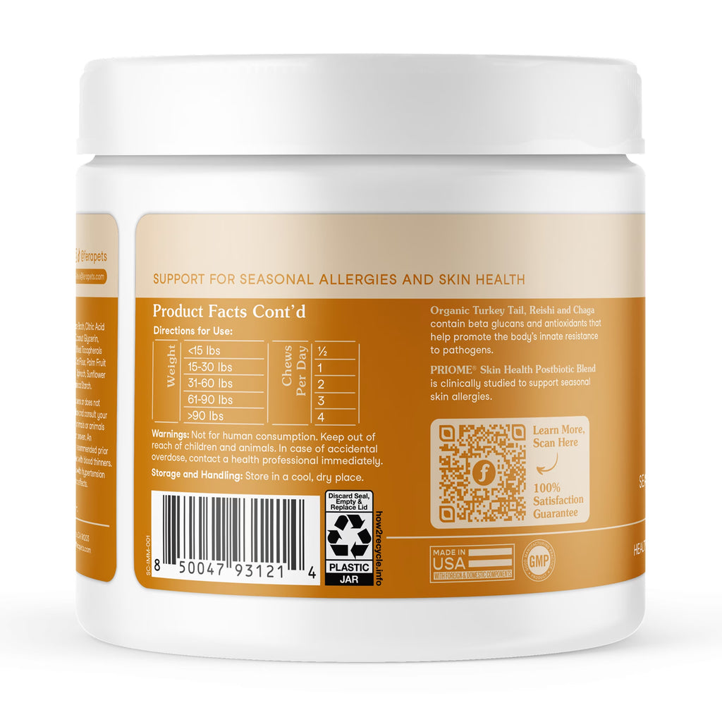 Fera Pets Allergy + Immune Support soft chews for dogs, 90 chews.