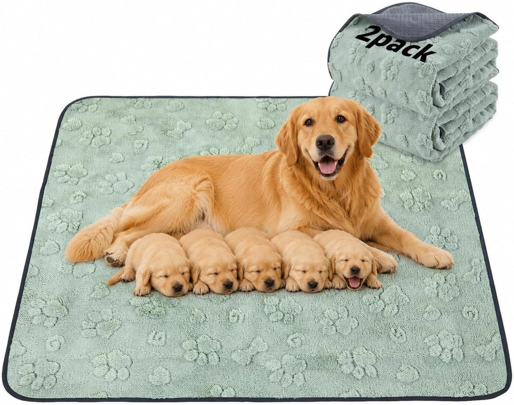 LOOBANI reusable dog pad for whelping, puppy training, and crate protection.
